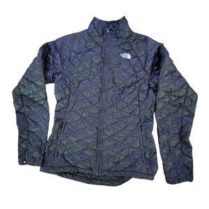 The North Face Womens Thermoball Jacket S Black Quilted Lightweight Insulated